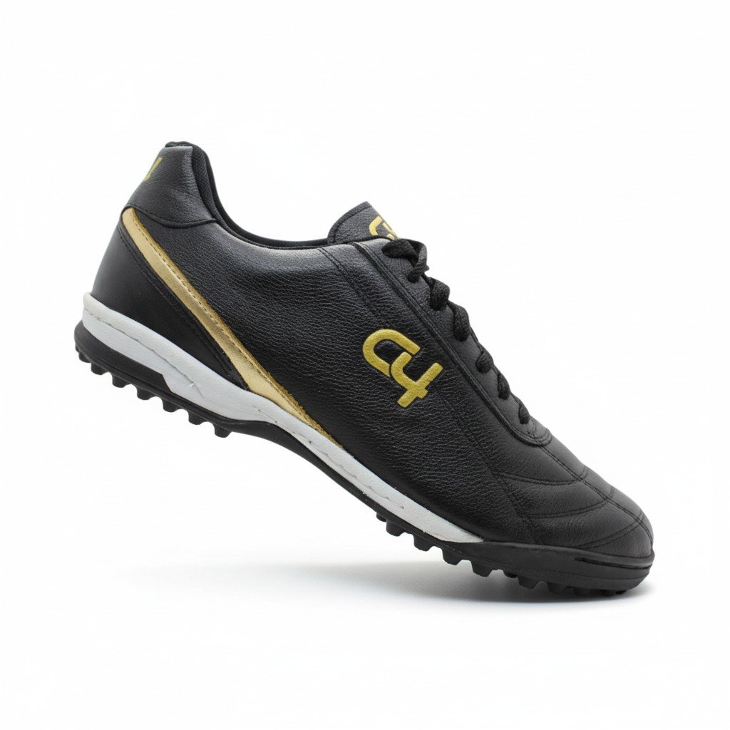 Chuteira Masculina Society C4 Sports Em Couro De Alta Durabilidade - Imagem 7