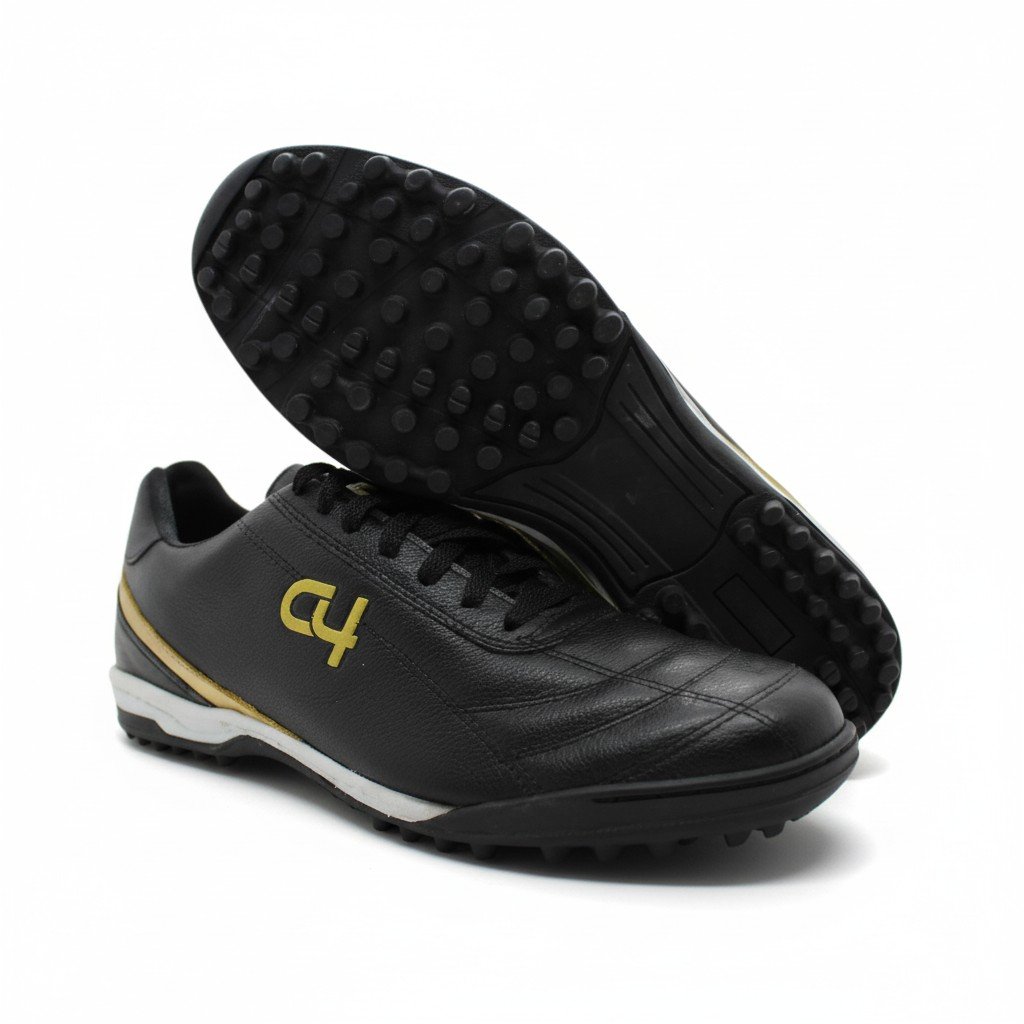 Chuteira Masculina Society C4 Sports Em Couro De Alta Durabilidade - Imagem 9