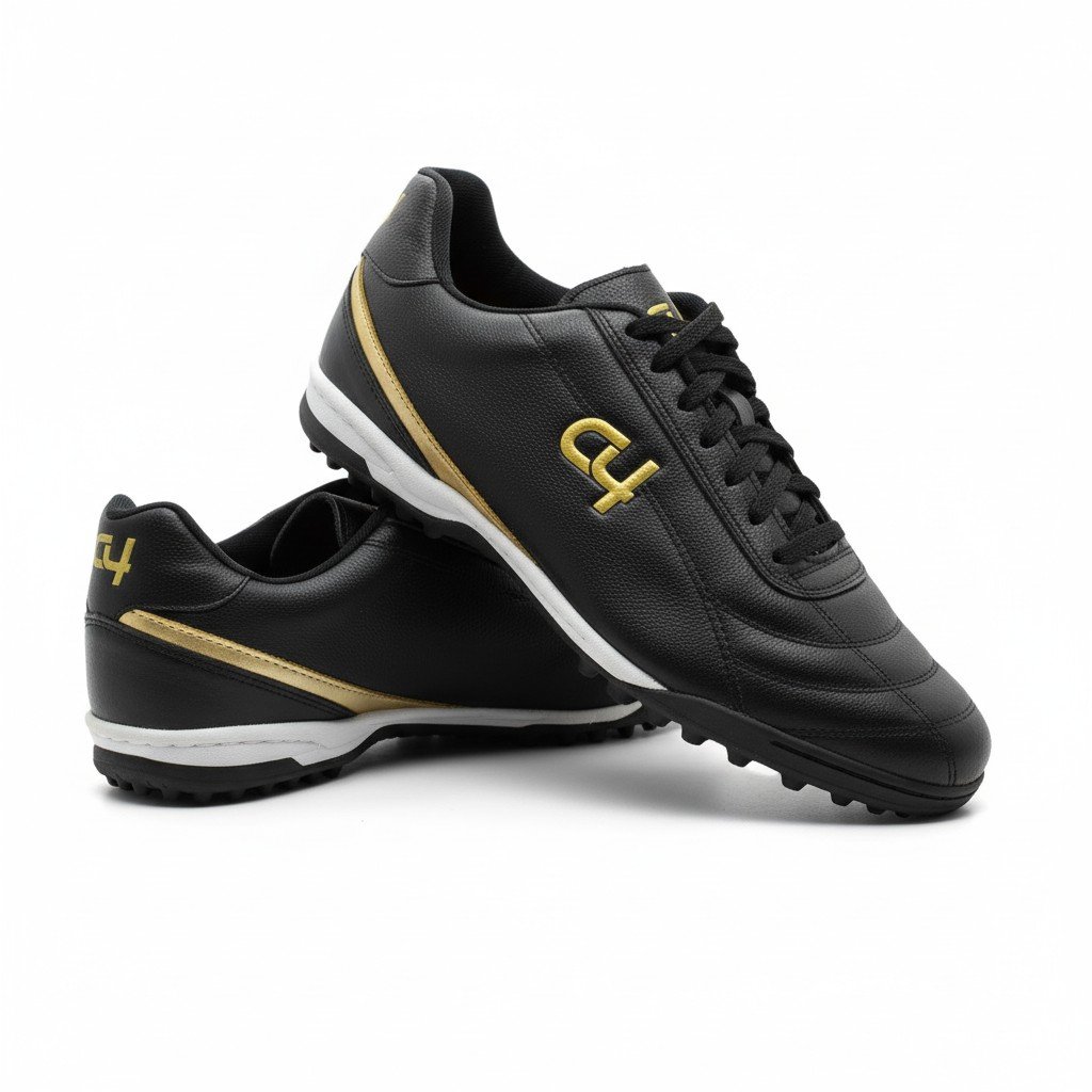 Chuteira Masculina Society C4 Sports Em Couro De Alta Durabilidade - Imagem 13